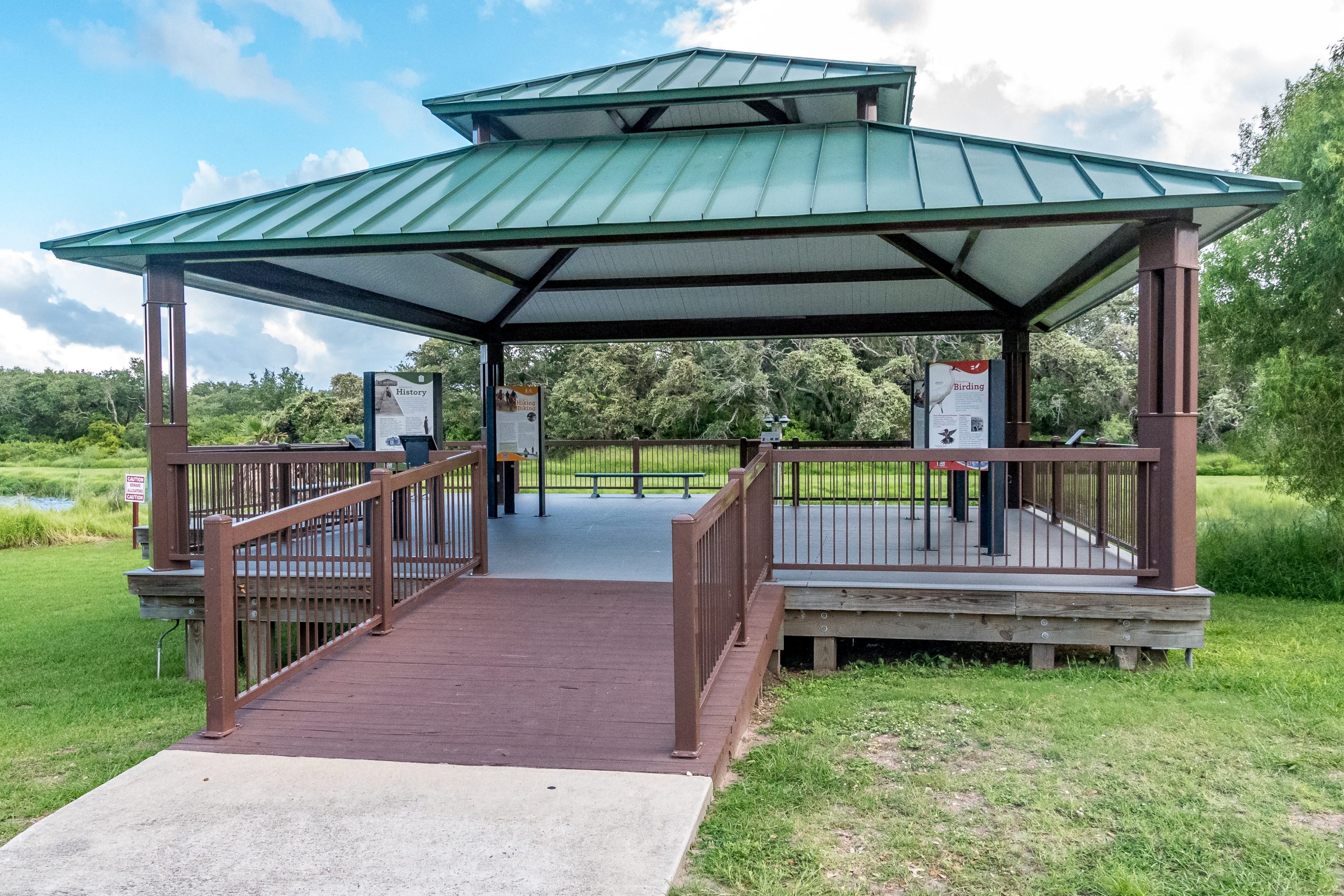 Aransas Pathways Center - Pavilion & Bridge Tule Creek West