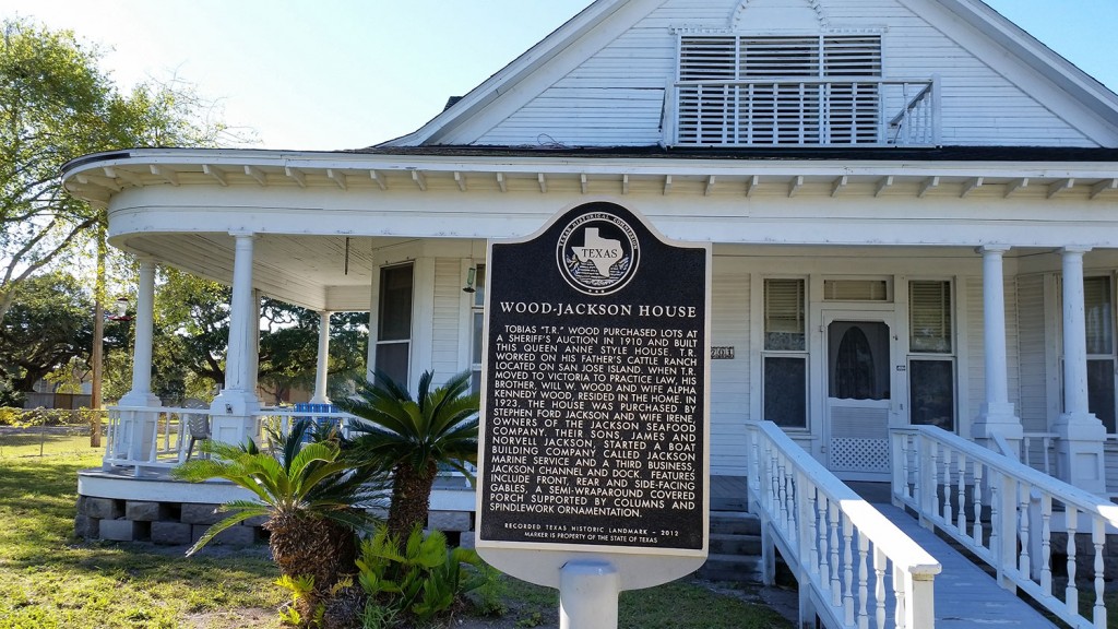 Historical Marker Rockport Wood-Jackson House 3